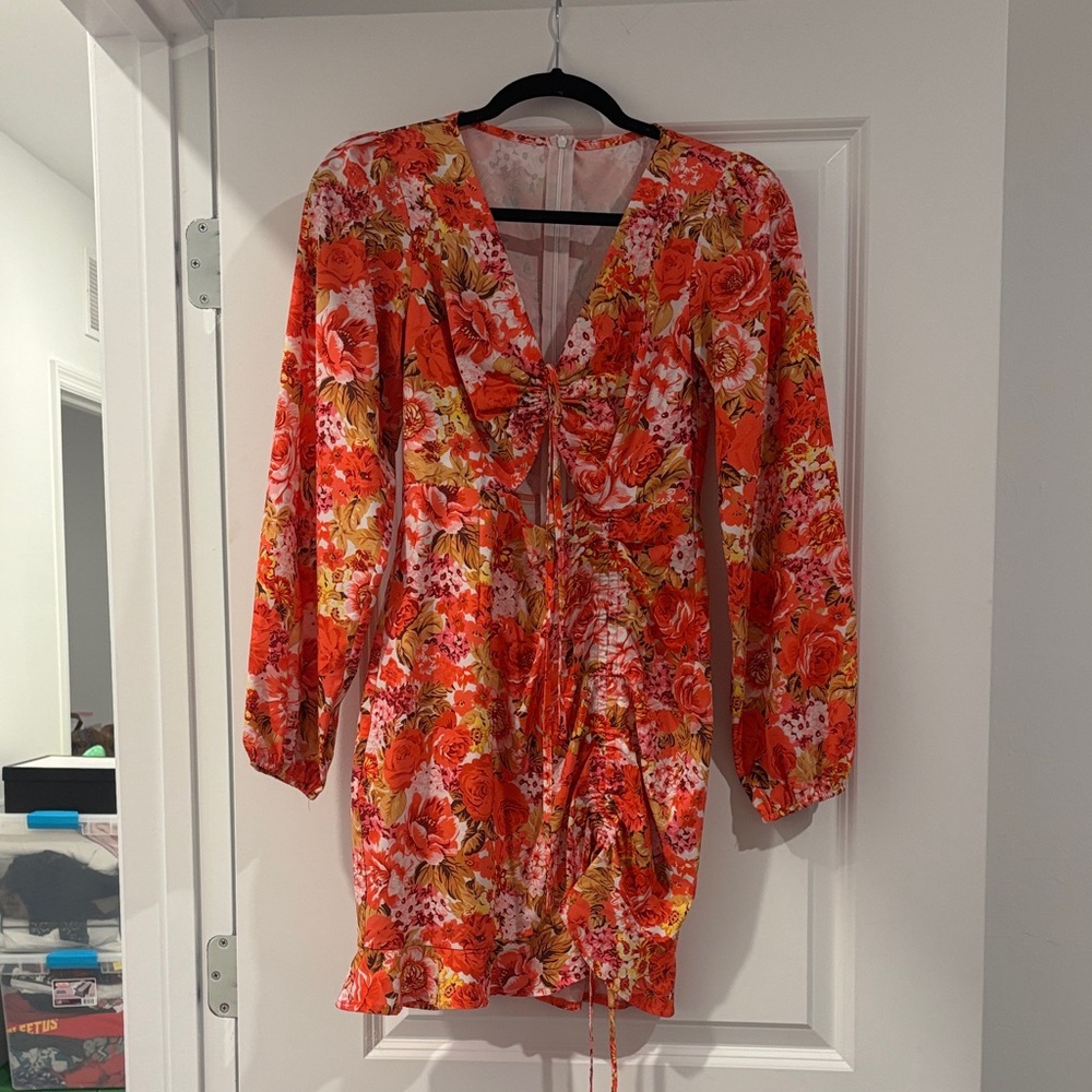 Floral Long Sleeve Dress